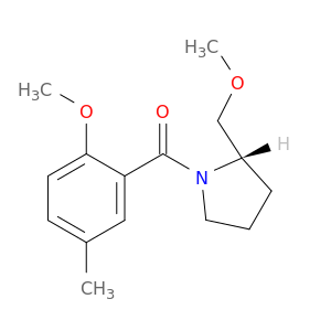 Pyrrolidine, 2-(methoxymethyl)-1-(2-methoxy-5-methylbenzoyl)-, (2S)-