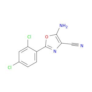 5-Amino-2-(2,4-dichlorophenyl)-1,3-oxazole-4-carbonitrile