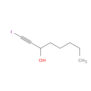 1-Octyn-3-ol, 1-iodo-