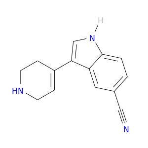1H-Indole-5-carbonitrile, 3-(1,2,3,6-tetrahydro-4-pyridinyl)-
