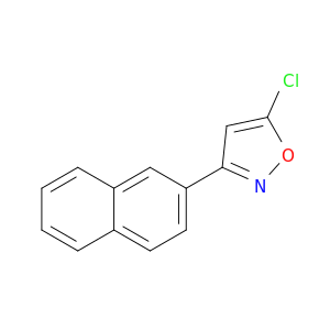 Isoxazole, 5-chloro-3-(2-naphthalenyl)-