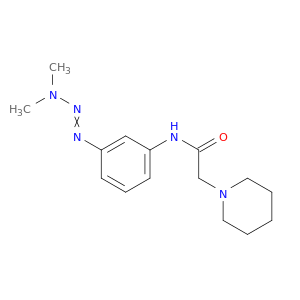 N-(3-DIMETHYLAMINODIAZENYLPHENYL)-2-(PIPERIDIN-1-YL)ACETAMIDE