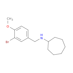 (3-BROMO-4-METHOXYBENZYL)CYCLOHEPTYLAMINE