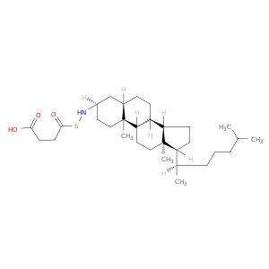 Butanoic acid, 4-[[(3a,5a)-cholestan-3-yl]amino]mercapto-4-oxo- (9CI)