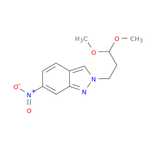 2H-Indazole, 2-(3,3-dimethoxypropyl)-6-nitro-