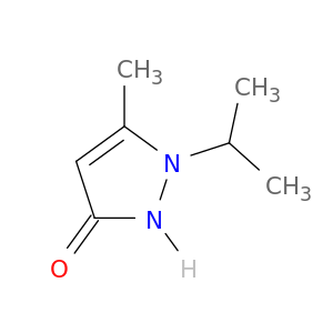 3H-Pyrazol-3-one, 1,2-dihydro-5-methyl-1-(1-methylethyl)-