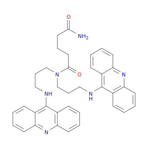 Pentanediamide, N,N-bis(3-(9-acridinylamino)propyl)-
