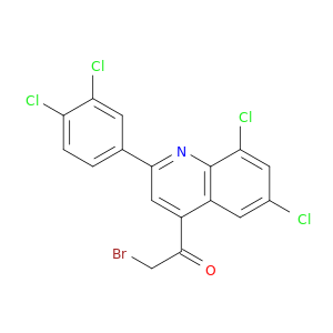 Ethanone,2-bromo-1-[6,8-dichloro-2-(3,4-dichlorophenyl)-4-quinolinyl]-