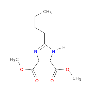 1H-Imidazole-4,5-dicarboxylic acid, 2-butyl-, dimethyl ester