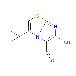 3-cyclopropyl-6-methylimidazo[2,1-b][1,3]thiazole-5-carbaldehyde