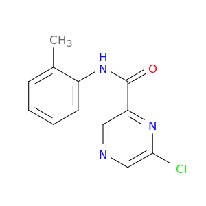 Pyrazinecarboxamide, 6-chloro-N-(2-methylphenyl)-