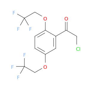 Ethanone, 1-[2,5-bis(2,2,2-trifluoroethoxy)phenyl]-2-chloro-