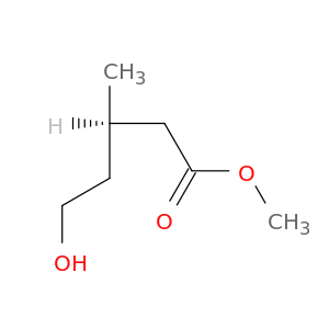 Pentanoic acid, 5-hydroxy-3-methyl-, methyl ester, (R)-