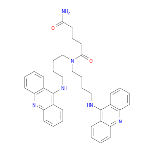 N,N-BIS(4-(9-ACRIDINYLAMINO)BUTYL)PENTANEDIAMIDE