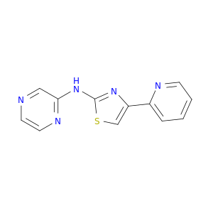 Pyrazinamine, N-[4-(2-pyridinyl)-2-thiazolyl]-
