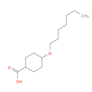 Cyclohexanecarboxylic acid, 4-(heptyloxy)-