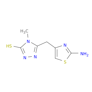 3-[(2-amino-1,3-thiazol-4-yl)methyl]-4-methyl-4,5-dihydro-1h-1,2,4-triazole-5-thione