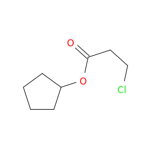 Propanoic acid,3-chloro-, cyclopentyl ester