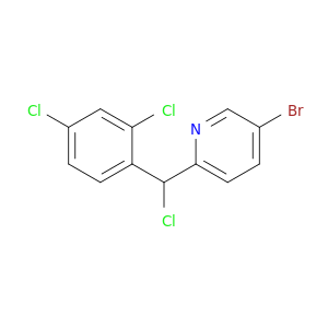 Pyridine, 5-bromo-2-[chloro(2,4-dichlorophenyl)methyl]-