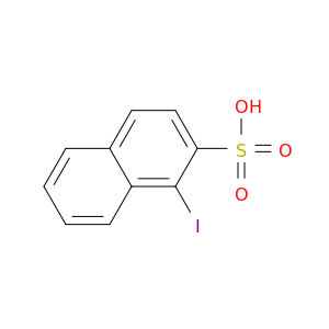 2-Naphthalenesulfonic acid, 1-iodo-