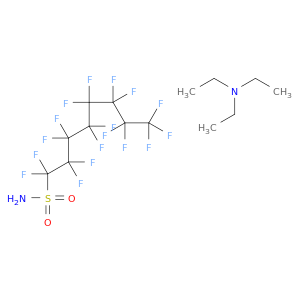 1-辛烷磺酰胺,1,1,2,2,3,3,4,4,5,6,6,6,7,7,8,8,8,8-庚二氟-,Compd。用n,n-二乙基乙胺(1：1)
