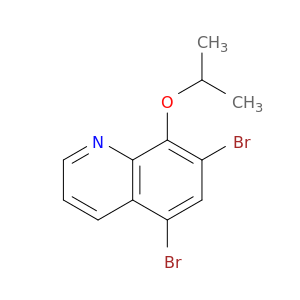 Quinoline, 5,7-dibromo-8-(1-methylethoxy)-
