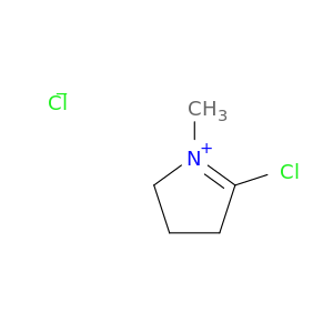 2H-Pyrrolium, 5-chloro-3,4-dihydro-1-methyl-, chloride