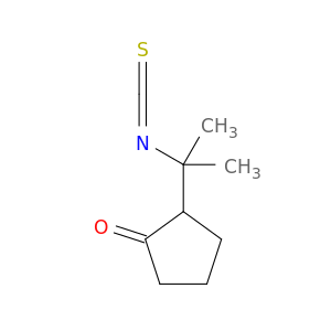 Cyclopentanone, 2-(1-isothiocyanato-1-methylethyl)-