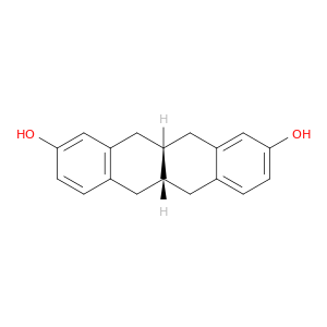 2,9-Naphthacenediol, 5,5a,6,11,11a,12-hexahydro-, cis-