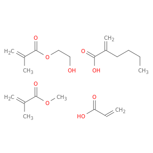 acrylic acid; 2-hydroxyethyl 2-methylprop-2-enoate; 2-methylenehexanoate; methyl 2-methylprop-2-enoate