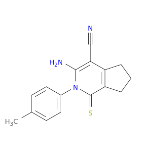 3-AMINO-2-(4-METHYLPHENYL)-1-THIOXO-2,5,6,7-TETRAHYDRO-1H-CYCLOPENTA[C]PYRIDINE-4-CARBONITRILE