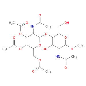 甲基2-(乙酰氨基)-2-脱氧-4-O-[3,4,6-三-4-乙酰基-2-(乙酰氨基)-2-脱氧-β-D-吡喃葡萄糖基]-β-D-吡喃吡喃糖苷