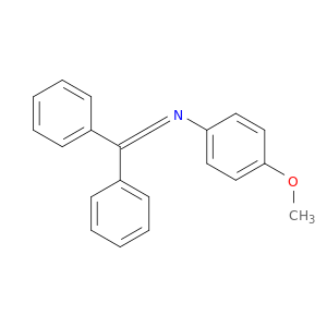 Benzenamine, N-(diphenylethenylidene)-4-methoxy-