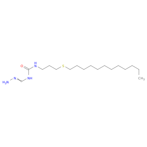 Urea, N-(aminoiminomethyl)-N'-[3-(dodecylthio)propyl]-