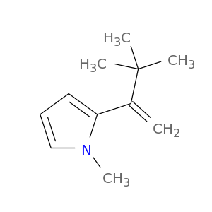 1H-Pyrrole, 2-(2,2-dimethyl-1-methylenepropyl)-1-methyl-