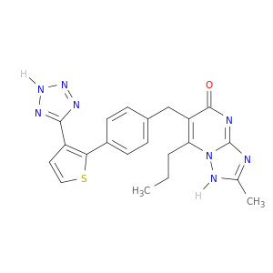 [1,2,4]Triazolo[1,5-a]pyrimidin-5(1H)-one,2-methyl-7-propyl-6-[[4-[3-(2H-tetrazol-5-yl)-2-thienyl]phenyl]methyl]-