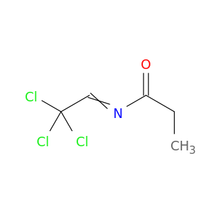 Propanamide, N-(2,2,2-trichloroethylidene)-