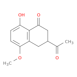 1(2H)-Naphthalenone, 3-acetyl-3,4-dihydro-8-hydroxy-5-methoxy-