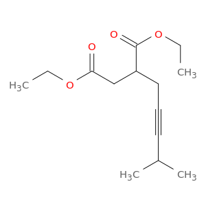 Butanedioic acid, (4-methyl-2-pentynyl)-, diethyl ester