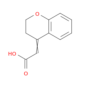 2-(3,4-dihydro-2H-1-benzopyran-4-ylidene)acetic Acid