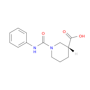 3-Piperidinecarboxylic acid, 1-[(phenylamino)carbonyl]-, (3R)-