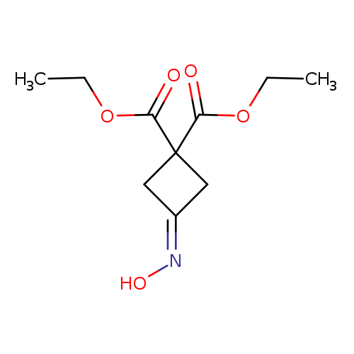1,1-Cyclobutanedicarboxylic acid, 3-(hydroxyimino)-, diethyl ester