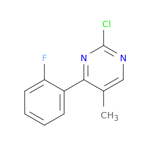 2-Chloro-4-(2-fluorophenyl)-5-methylpyrimidine