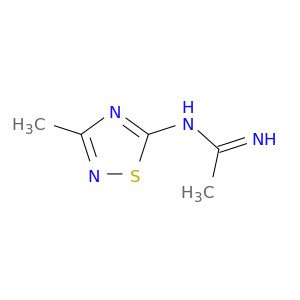 Ethanimidamide, N-(3-methyl-1,2,4-thiadiazol-5-yl)-