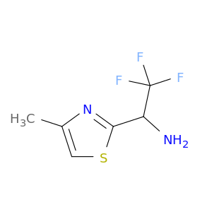 2,2,2-Trifluoro-1-(4-methyl-1,3-thiazol-2-yl)ethan-1-amine