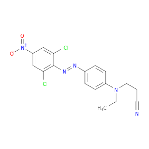 3-[{4-[(e)-(2,6-dichloro-4-nitrophenyl)diazenyl]phenyl}(ethyl)amino]propanenitrile