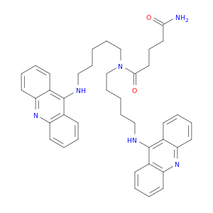 N,N-BIS[5-(ACRIDIN-9-YLAMINO)PENTYL]PENTANEDIAMIDE