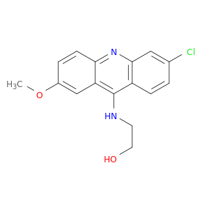 2-[(6-chloro-2-methoxyacridin-9-yl)amino]ethanol