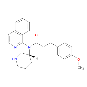 (R)-N-(异喹啉-1-基)-3-(4-甲氧基苯基)-N-(哌啶-3-基)丙酰胺