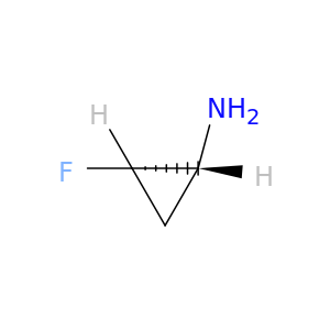 Cyclopropanamine,2-fluoro-,(1R,2S)-
